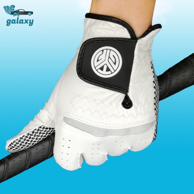 Galaxy Găng Tay Da Cừu Chơi Golf Chống Trượt Thoáng Khí Cho Nam
