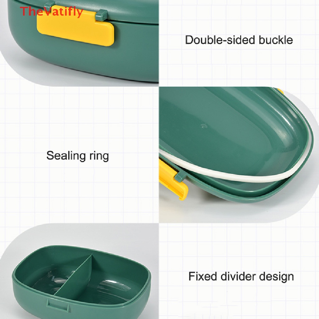 [Thevalifly] Hộp cơm Nhỏ Gọn Có Dây Đeo Thời Trang Và Sáng Tạo Với Hộp Đựng Thức Ăn Nhẹ Di Động Cho Trẻ Em