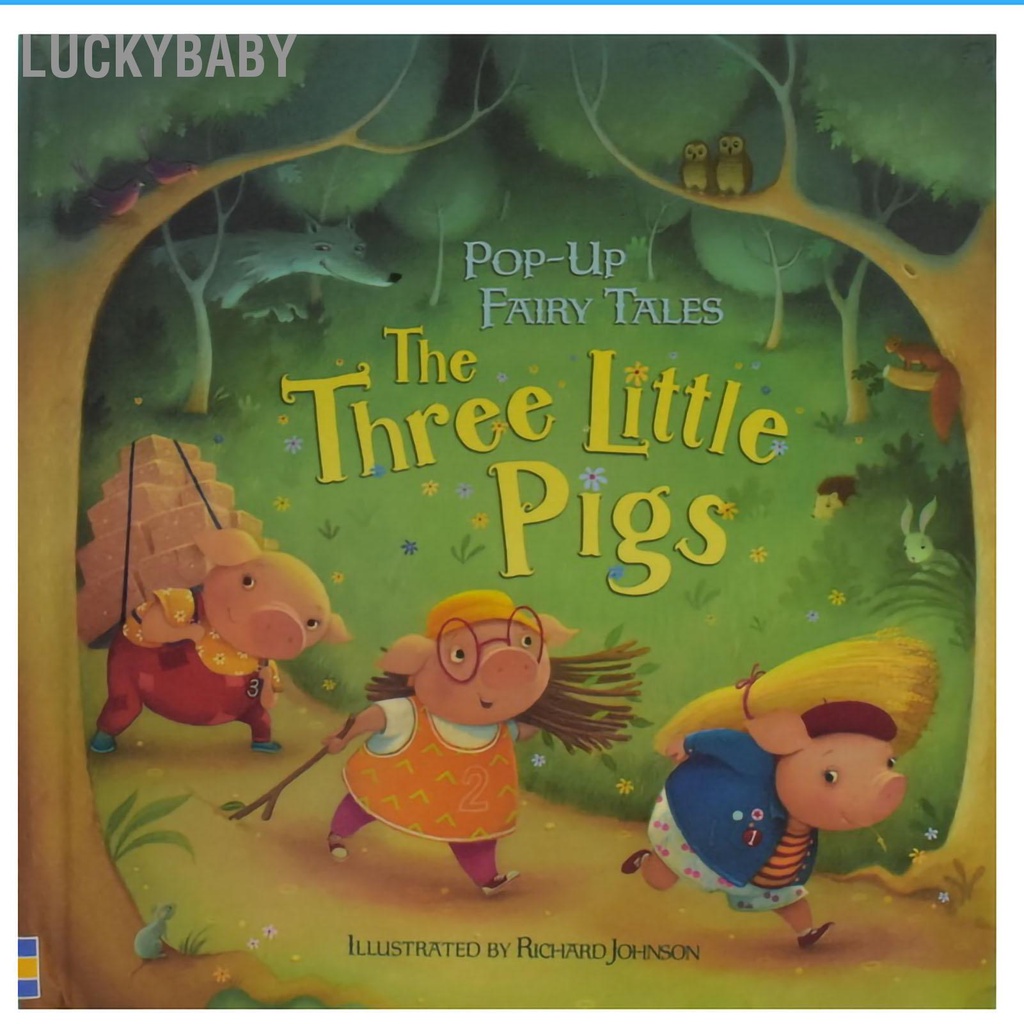 LUCKYBABY Đồ Chơi Giáo Dục Trẻ Em Popup Sách Kid Ngộ Nghĩnh Hoạt Hình Dễ Thương Hoa Văn Ban Truyện Quà Tặng Sinh Nhật