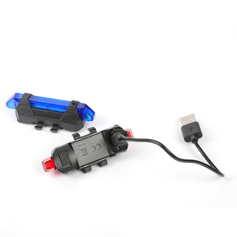 Đèn LED Cảnh Báo Gắn Đuôi Xe Đạp Có Cổng Sạc USB