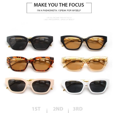 Kính Mát Mắt Mèo Chống Tia UV400 Phong Cách Cổ Điển Cho Nữ