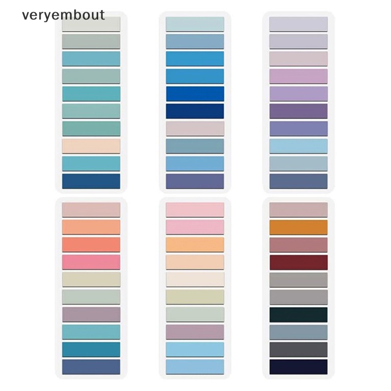 Bộ 60 Giấy Ghi Chú Chống Thấm Nước Tiện Dụng Cho Văn Phòng / Trường Học DIY