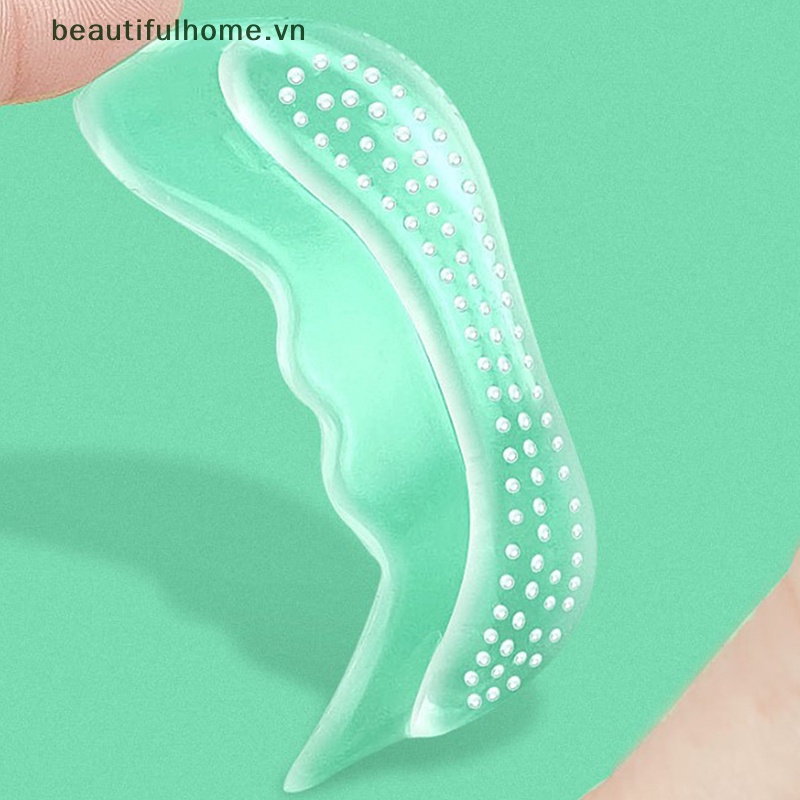 1 Cặp Miếng Lót Giày Cao Gót Bằng Silicone Gel Tiện Dụng