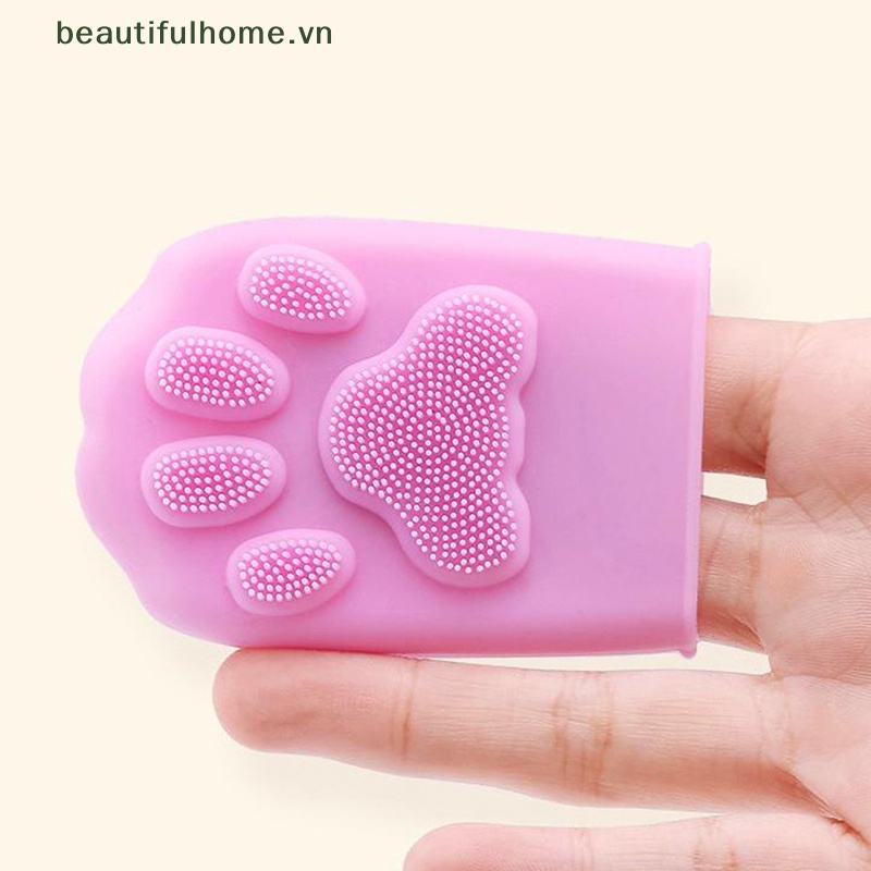1 Bàn Chải Silicone Rửa Mặt Massage Mềm Mại Tiện Dụng