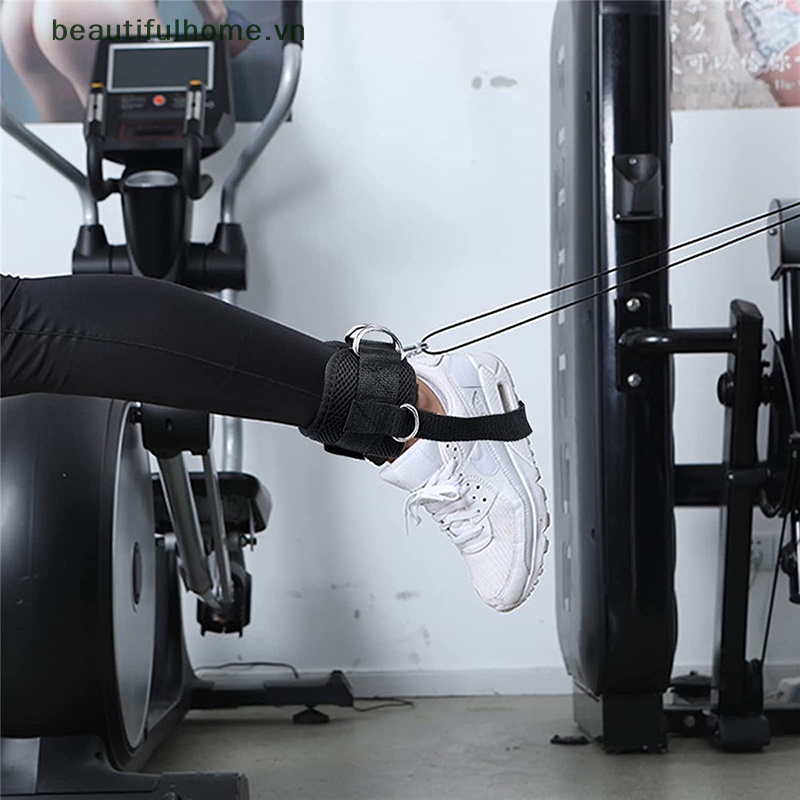 Đai Quấn Mắt Cá Chân Có Vòng Chữ D Có Thể Điều Chỉnh Hỗ Trợ Tập Gym Cho Nam Nữ