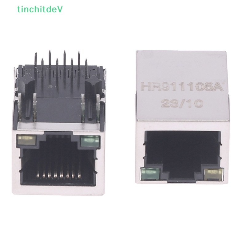 Bộ 2 Túi Thiếc HR911105Dây Cáp Kết Nối RJ45 Chuyển Đổi Mạng Ethernet RJ45 Dài 100M RJ45