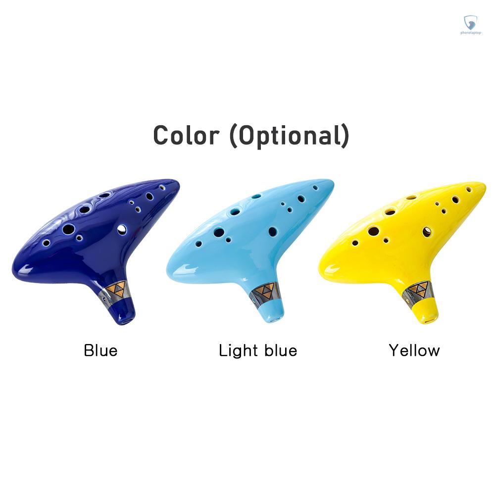 Túi Đựng Nhạc Cụ Ocarina Di Động 12 Lỗ Kèm Túi Bảo Vệ