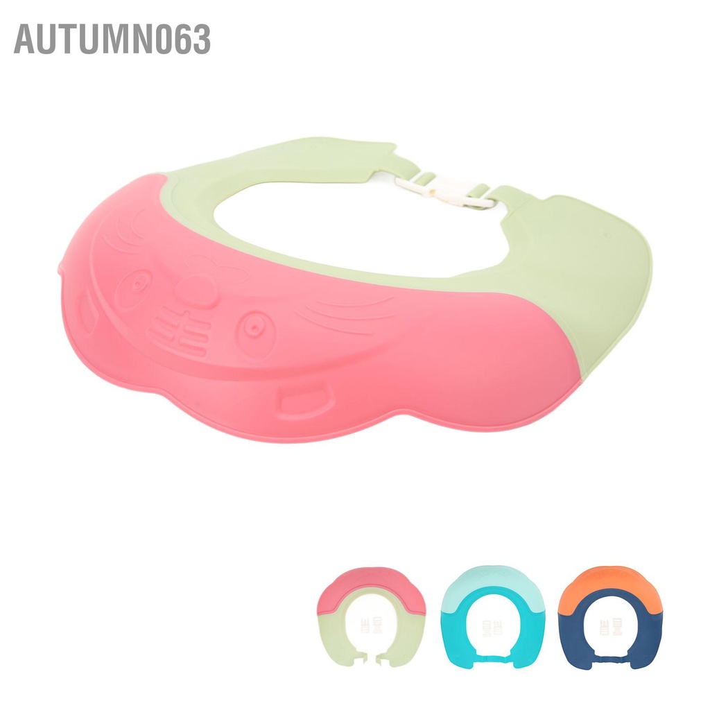 Autumn063 Tấm chắn gội đầu cho trẻ em Silicone chống thấm nước Đàn hồi mở rộng vành bé tắm có thể điều chỉnh