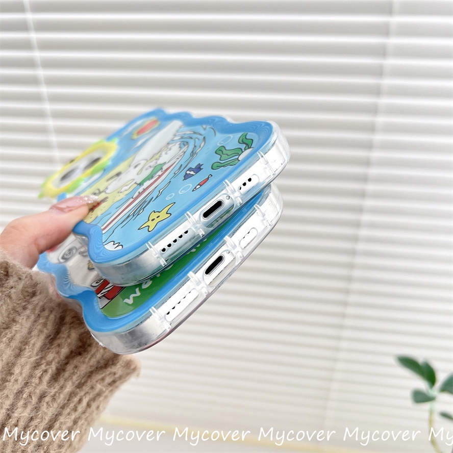 Ốp Điện Thoại Silicon Chống Sốc Họa Tiết Quái Vật Cho iPhone 11 12 13 14 Pro Max X Xr Xs 8 7 6 Plus SE 2020