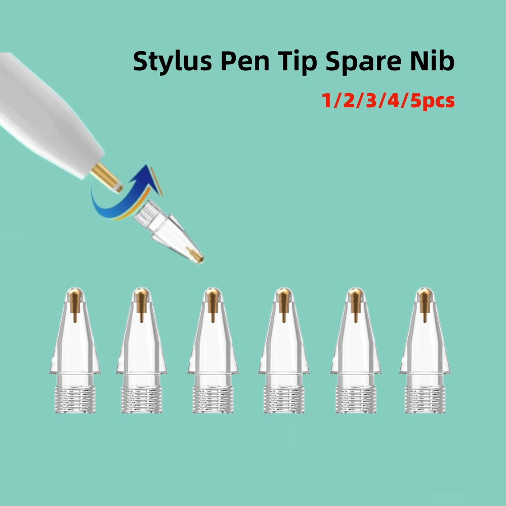 Đầu Bút Cảm Ứng Stylus Apple Pencil 1 / 2 Ipad 002 Bằng ABS Trong Suốt