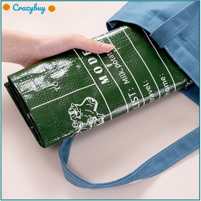 Cr Túi Mua Sắm Bằng Nylon Chống Nước Sức Chứa Lớn Có Thể Tái Sử