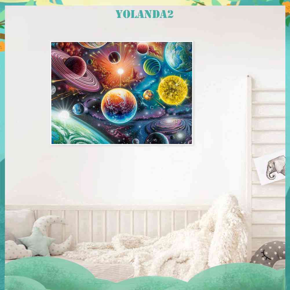 Bộ Tranh Đính Đá 5D Họa Tiết Bầu Trời Đầy Sao Độc Đáo DIY Dùng Trang Trí