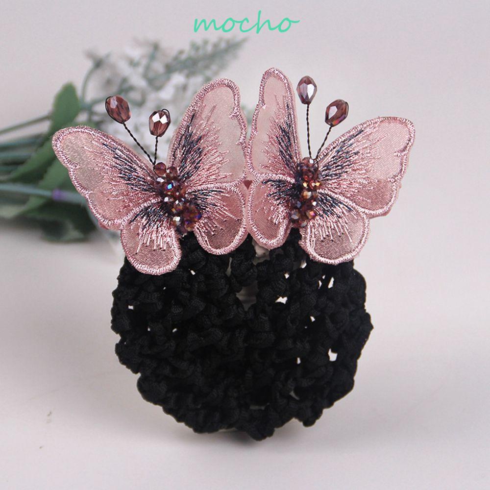 Mocho Kẹp Tóc Dạng Lưới Hình Bướm Ngọt Ngào Cho Nữ Y Tá / Hầm Không Khí
