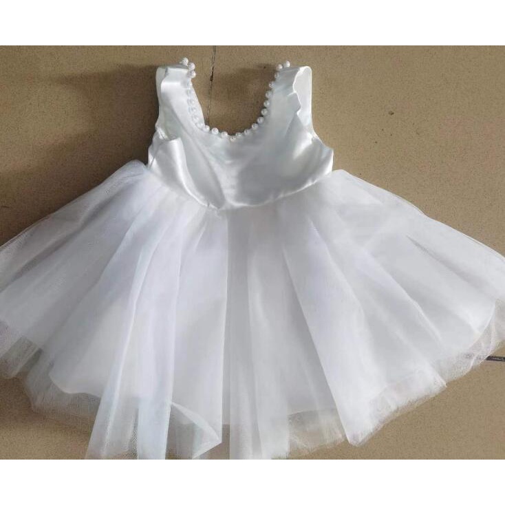 Đầm xòe công chúa NNJXD đính hoa và ngọc trai dễ thương cho bé gái 1-5 tuổi