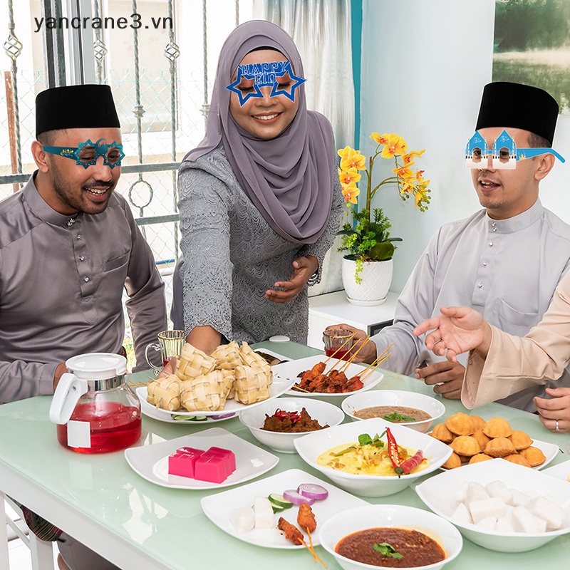Mắt Kính Giấy eid Mubarak eid Mubarak Quà Tặng Adha {yancrane3.vn} {yancrane3}