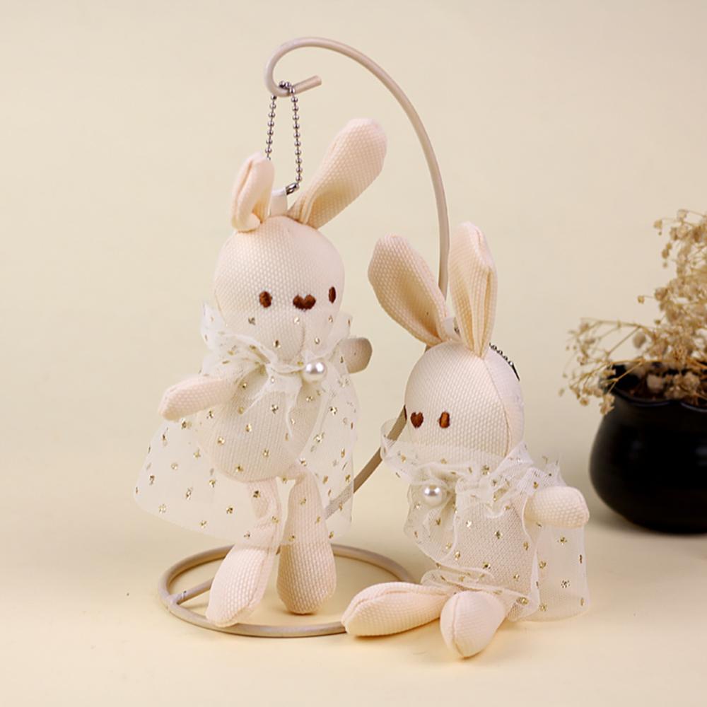 1 Thỏ Nhồi Bông 20cm Treo Chìa Khóa Cho Bé A4U8