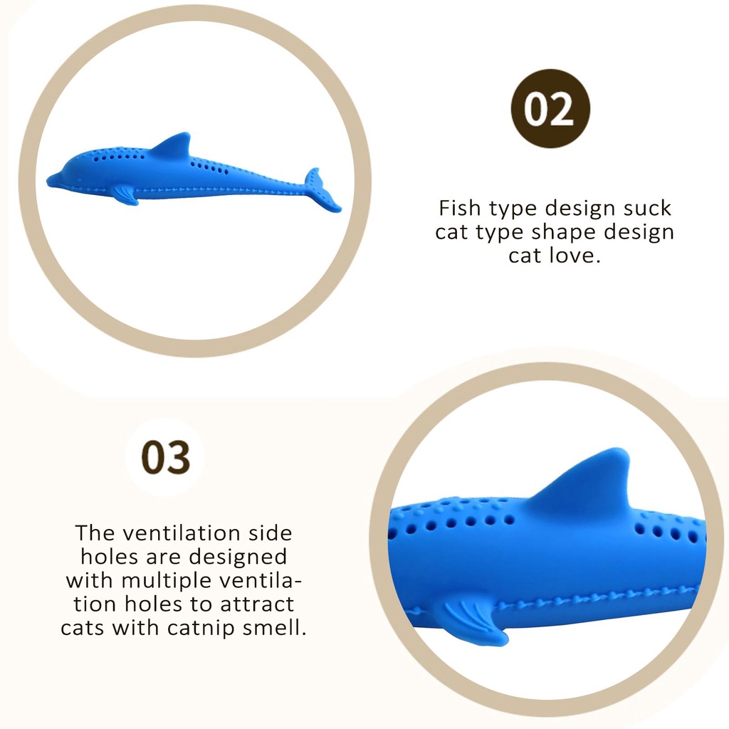 Bàn Chải Đánh Răng Tự Động Bằng Silicone Cho Thú Cưng