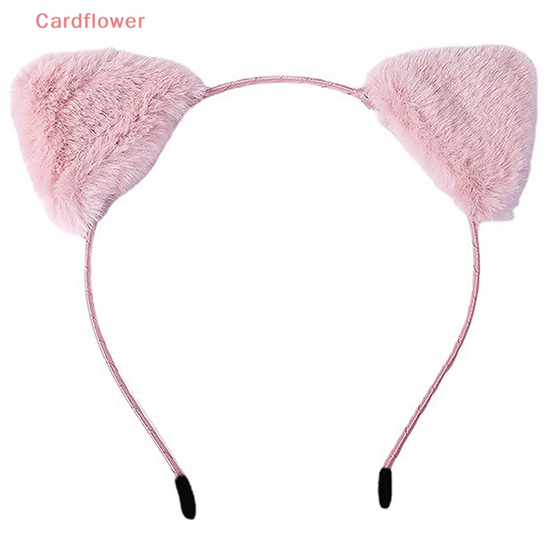 Băng Đô Tai Mèo Bông Dễ Thương Cho Nữ