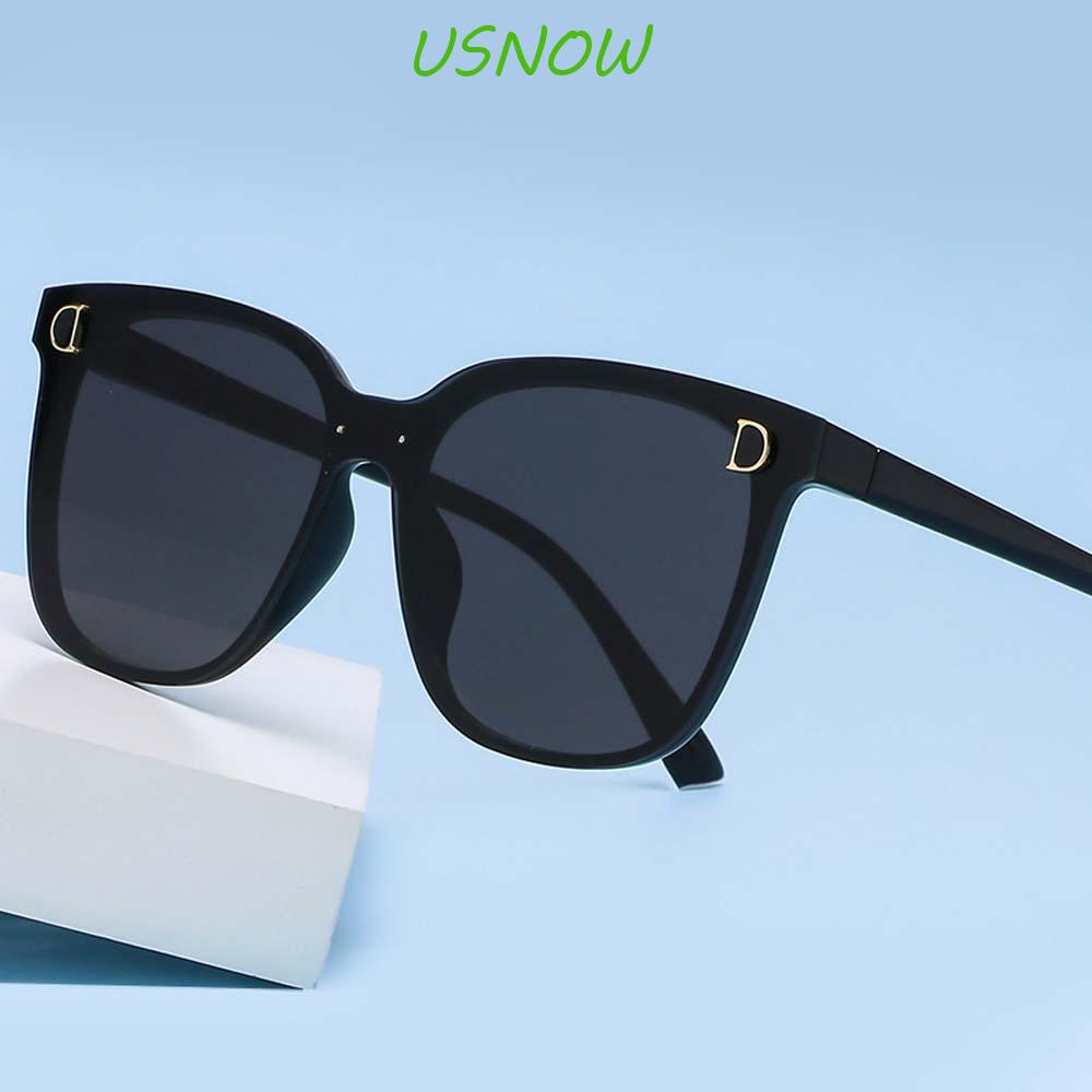 Kính Mát Gọng Lớn In Chữ D Kiểu Âu Mỹ Cổ Điển Thời Trang Cho Nữ