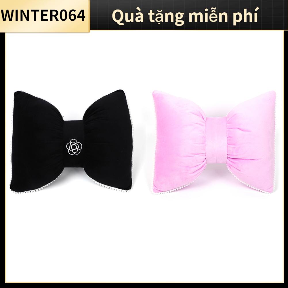 Winter064 Đệm Cổ Ghế Ô Tô Sang Trọng Bông PP Hình Bướm Dễ Thương Mềm Mại Thoải Mái Gối Hỗ Trợ Thắt Lưng Đa Năng Cho Văn Phòng Tại Nhà