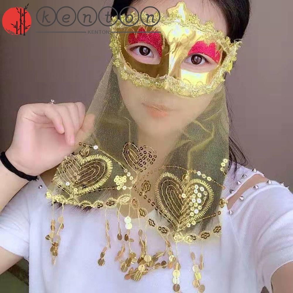 Mặt Nạ Hóa Trang KENTON Che Nửa Mặt Dùng Làm Đạo Cụ Chụp Ảnh Cho Nam Và Nữ