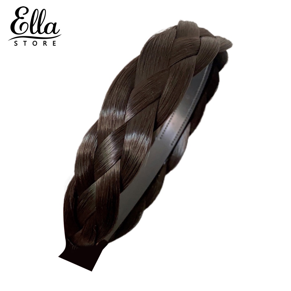 Băng Đô Cài Tóc Giả Thắt Bím Xương Cá Gọn Nhẹ Tự Nhiên 123