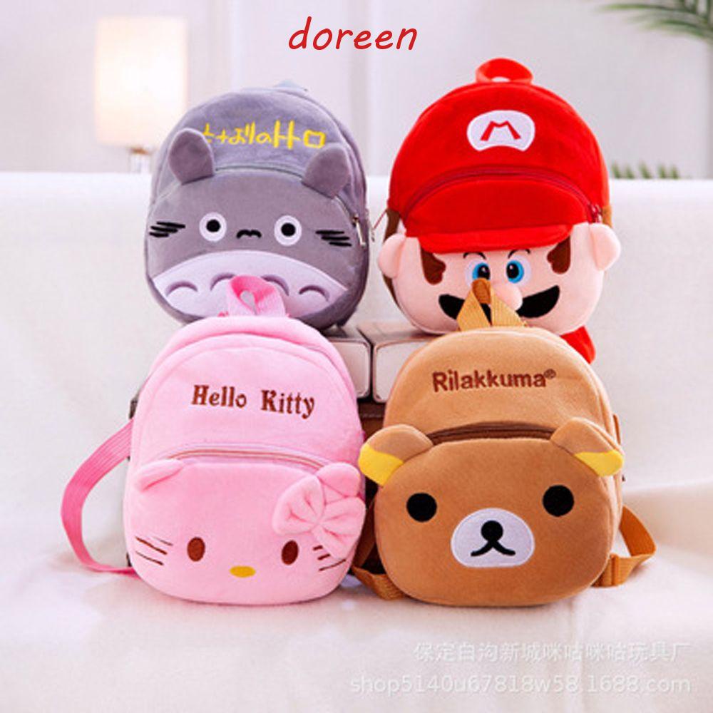 Ba Lô Đeo Vai Hình Nhân Vật Hoạt Hình Stitch / Minnie / Winnie the Pooh / Chuột Mickey Cho Bé