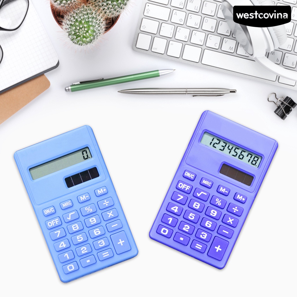 [COD]♪Máy Tính Cầm Tay 8 Số Bằng ABS Kích Thước Bỏ Túi Tiện Dụng Cho Văn Phòng