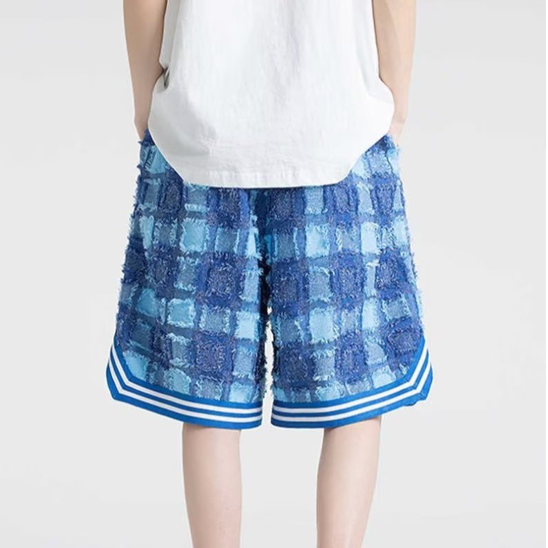 Quần Lửng Dáng Rộng Họa Tiết Caro Đa Năng Thời Trang Mùa Hè Cho Nam [M-3XL]