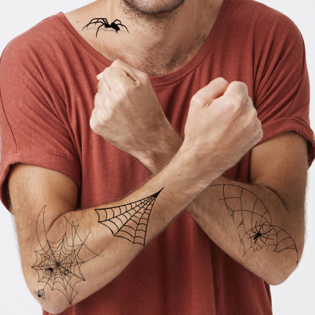 Hình Xăm Dán Nghệ Thuật Cơ Thể Người Nhện Trọng Lượng Nhẹ Thân Thiện Với Môi Trường Chống Nước Chống Mồ Hôi Dễ Sử Dụng Cho Tiệc Halloween
