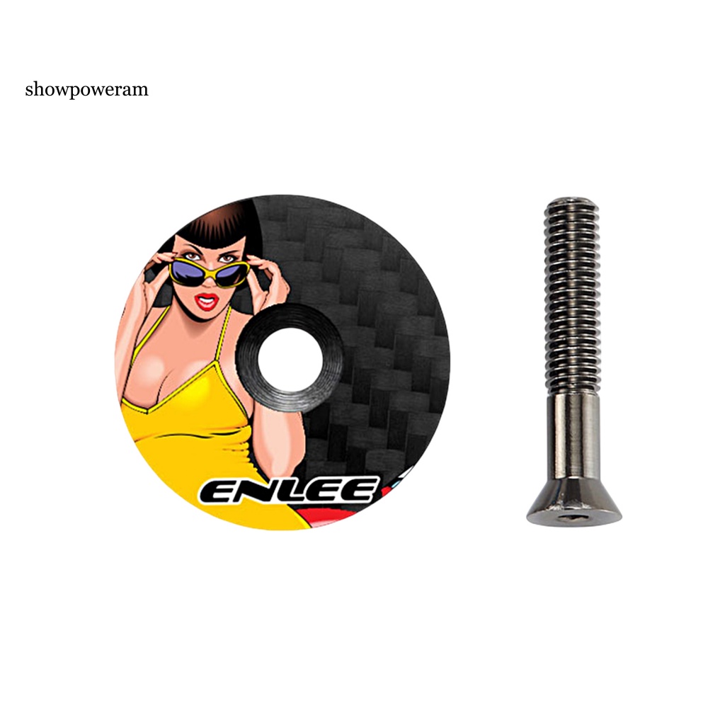 Nắp Thân Xe Đạp Bằng Sợi Carbon Họa Tiết Hoạt Hình Dễ Lắp Đặt Tiện Dụng