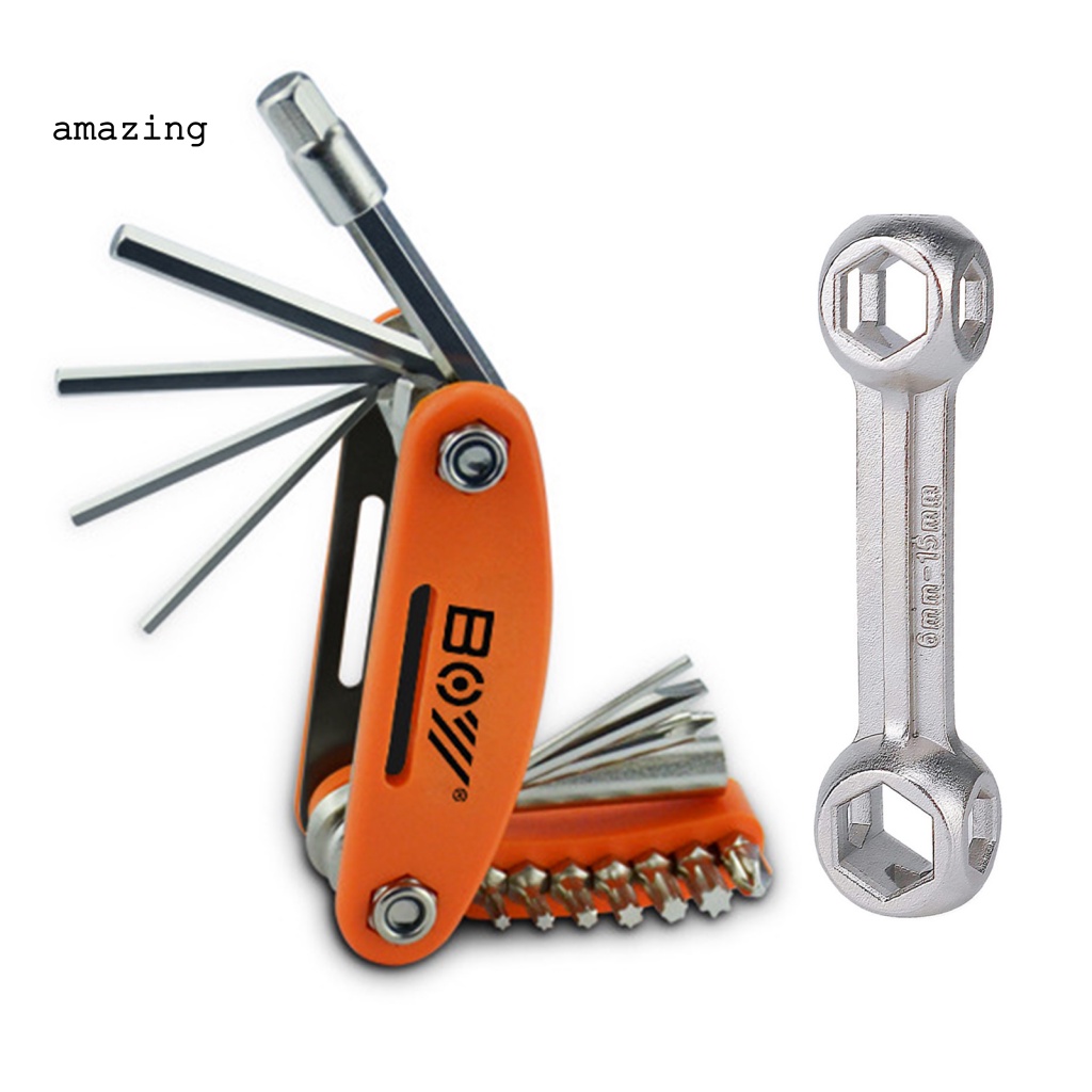 Bộ Dụng Cụ Sửa Chữa Xe Đạp Bằng Kim Loại Đa Năng