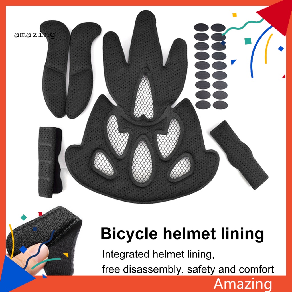 Set 23 Miếng Lót Mũ Bảo Hiểm Mềm Mại Thoải Mái Dễ Sử Dụng