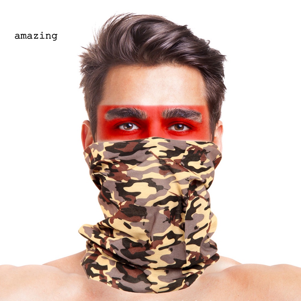 Set 5 Khẩu Trang Thể Thao Rằn Ri Che Phủ Toàn Diện Chống Tia UV Chống Bụi