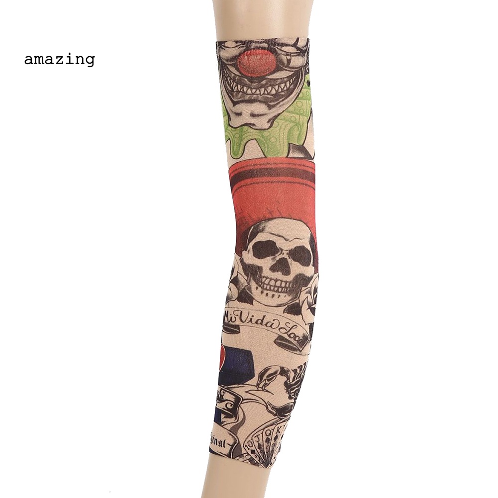 Set 6 Găng Cánh Tay Chống Tia UV Khi Lái Xe / Chơi Thể Thao Ngoài Trời