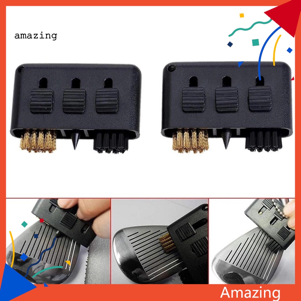 Bàn Chải Vệ Sinh Gậy Đánh Golf Đa Năng Có Thể Thu Gọn