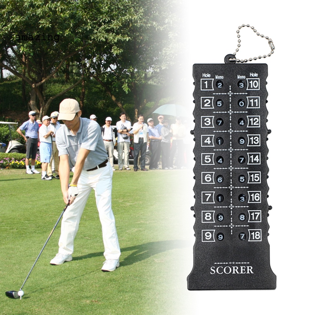 Bảng Ghi Điểm Chơi Golf 18 Lỗ Nhỏ Gọn Dày Dặn Tiện Dụng