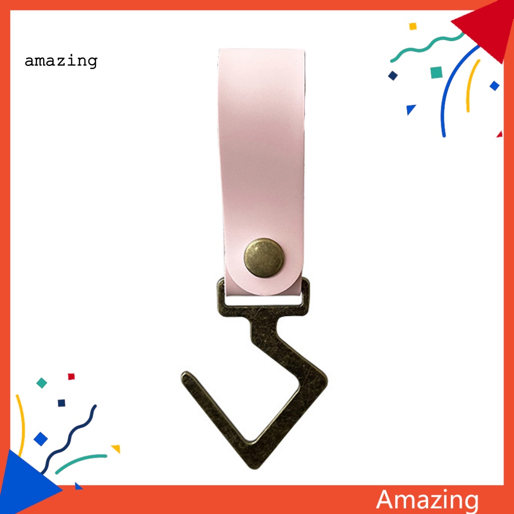 Móc Treo Đồ Bằng Da Giả Chống Rách Tiện Dụng Khi Đi Cắm Trại