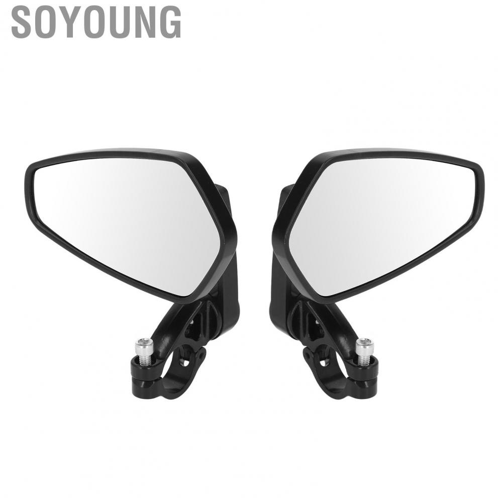 Soyoung Motorcycle Handlebar Mirrors  Long Durability Adjustable Viewing Angle Rear View Mirrors  for S1000XR S1000RR 2015-2019