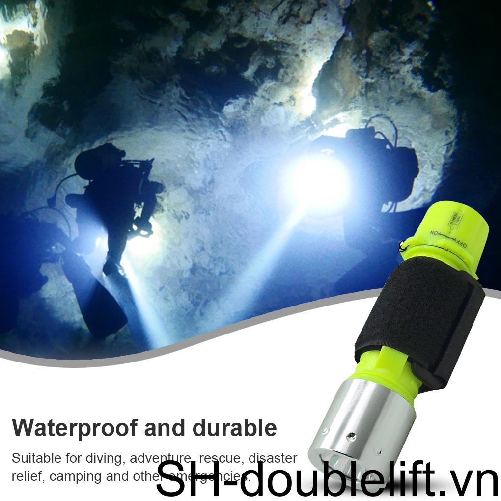 Đèn Pin LED Đeo Cổ Tay Chạy Bằng Pin Tiện Dụng Khi Đi Lặn