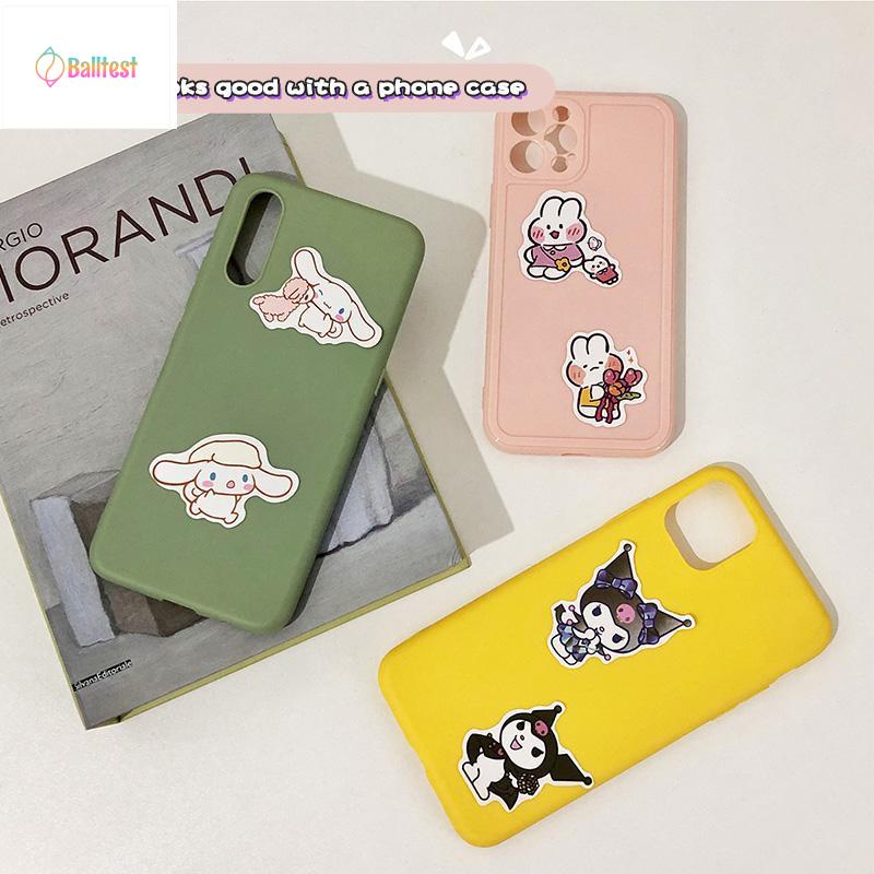 💜Sanrio sticker hình dán set 50,cute Bộ 50 Miếng tờ trong một hộp Bộ 50 Miếng Dán Trang Trí Điện Thoại