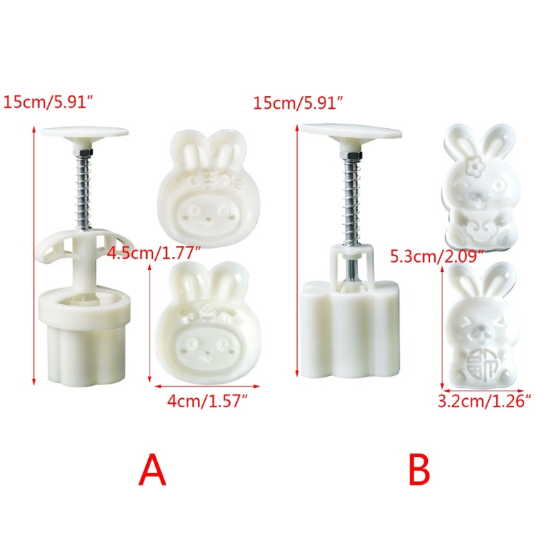 Khuôn Cắt Bánh Trung Thu Hình Thỏ 30g DIY