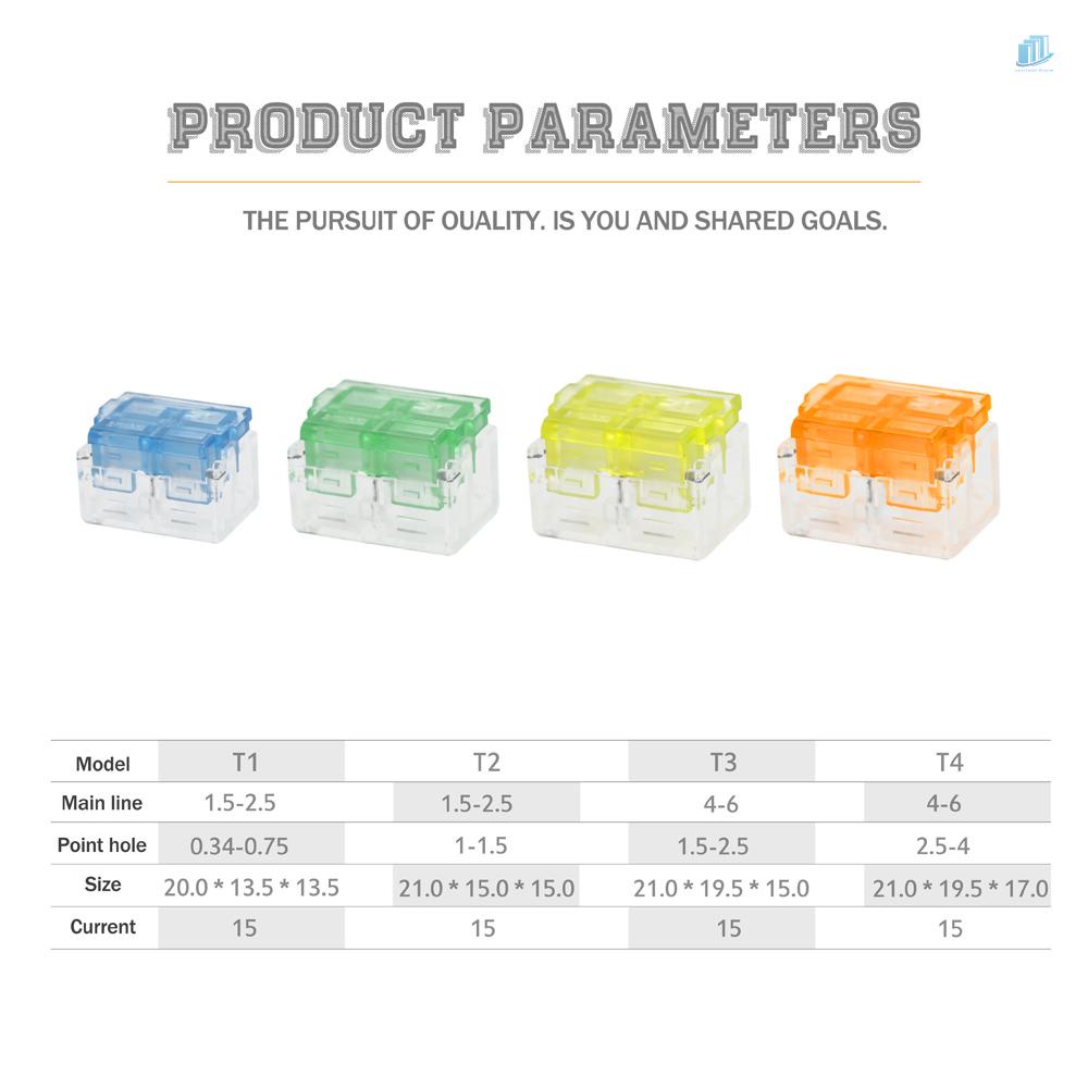 Hộp 10 Đầu Nối Dây Điện Nhanh Chữ T Chuyên Dụng