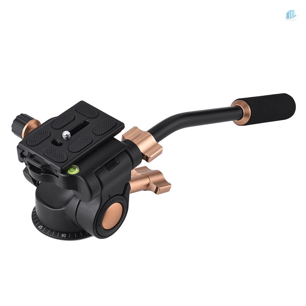 Đầu Giảm Xóc 3 Chiều Andoer Q08S Bằng Hợp Kim Nhôm Kèm Tay Cầm Hỗ Trợ Quay Video 360 Độ Dành Cho smartwatchinone° Ốc Vít 1 / 4 "Lỗ 3 / 8" Cho Máy Ảnh DSLR ILDC C