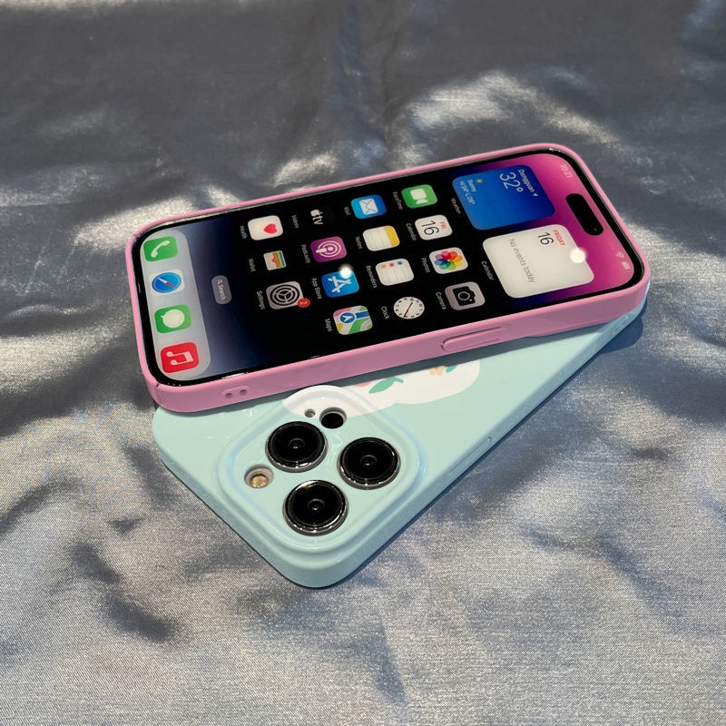 Ốp Điện Thoại Họa Tiết Hoa Anh Đào Xinh Xắn Cho Iphone xs 14 / 7 8promax13 / xr / 1211 / JYQ6