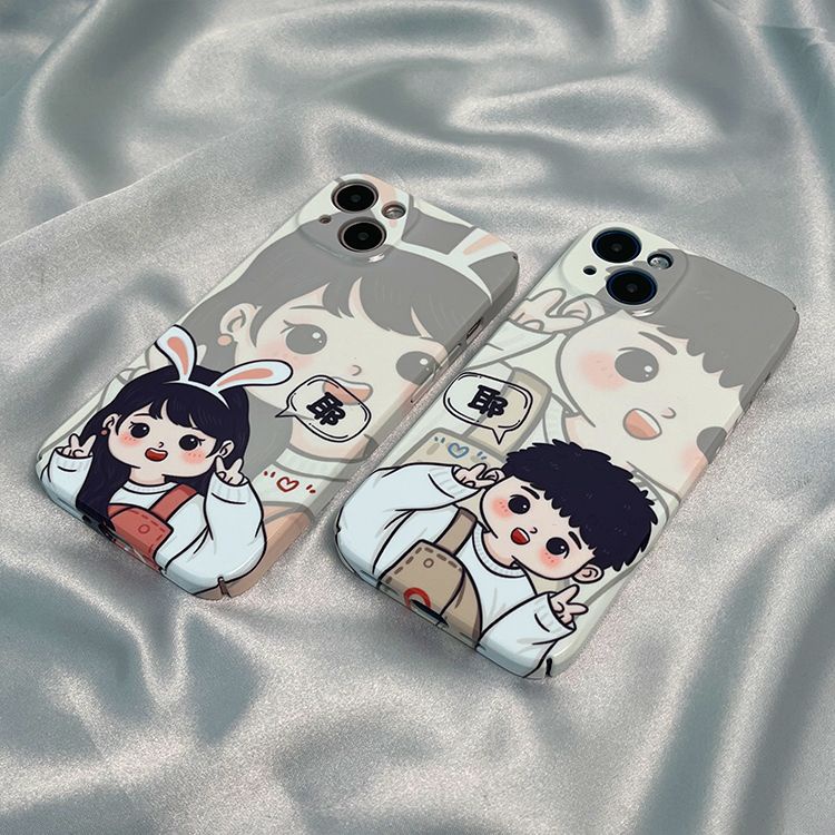 Ốp Điện Thoại Họa Tiết Ba Lô Xinh Xắn Dành Cho Apple 12 14131114Ốp Điện Thoại Cứng Thời Trang Cho Cặp Đôi PWUD