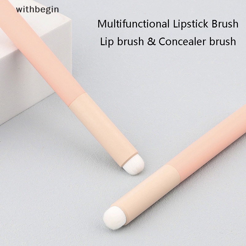 1 Cọ Trang Điểm Môi Đầu Tròn Mini Chất Lì Không Nhòe