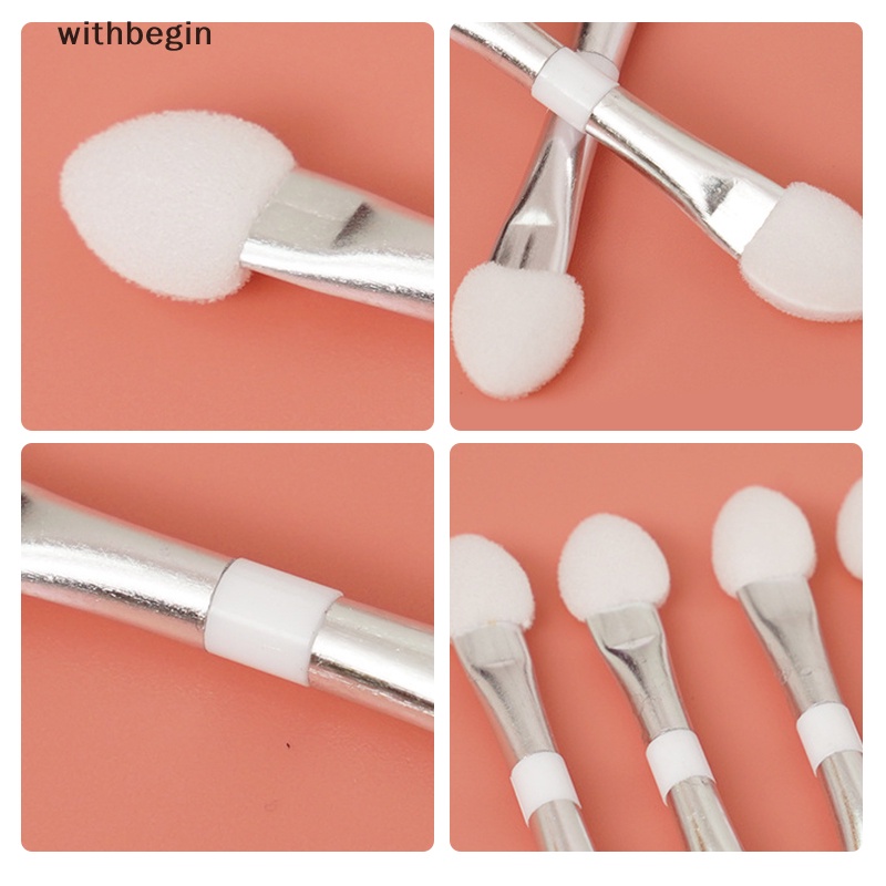 Bộ 10 Cọ Mút Hai Đầu Dùng Đánh Phấn Mắt Trang Điểm Tiện Dụng