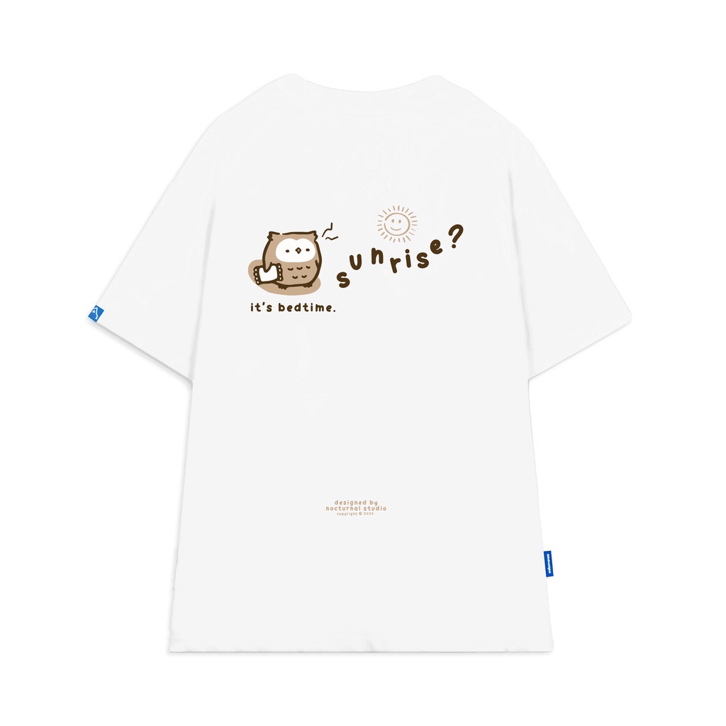 Áo Thun NOCTURNAL Lazy Owl Tee Cotton 100% Unisex Form Rộng Tay Lỡ Oversize Local Brand- JKLB2023