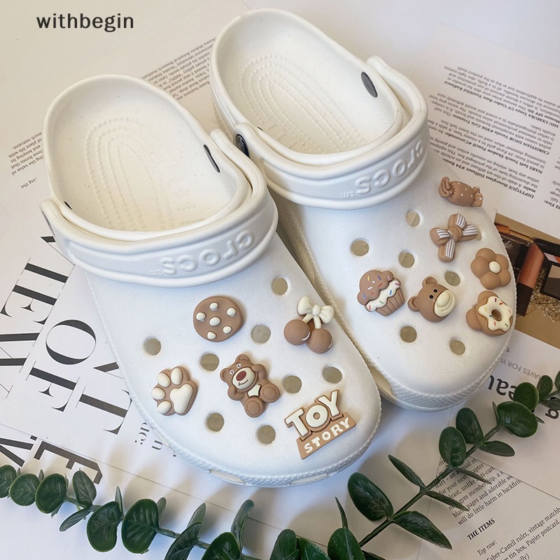 Phụ Kiện Nút Nhựa Hình Bông Hoa Gắn Trang Trí Giày Diy